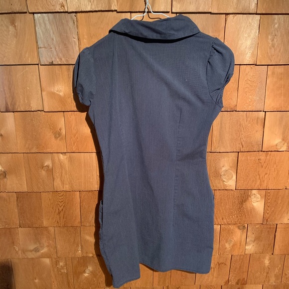 Twik blue and grey stripped dress with pockets - Picture 2 of 2